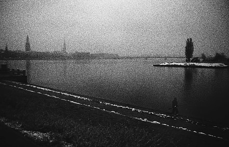 Riga in black and white thumbnail