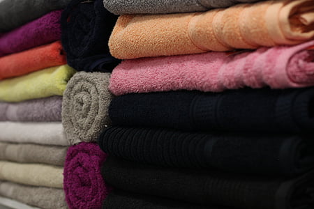 pile of assorted-color towels thumbnail