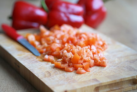 chopped orange tomato thumbnail