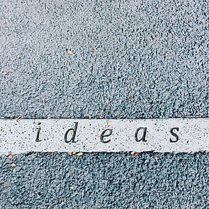 gray concrete surface with ideas engraved thumbnail
