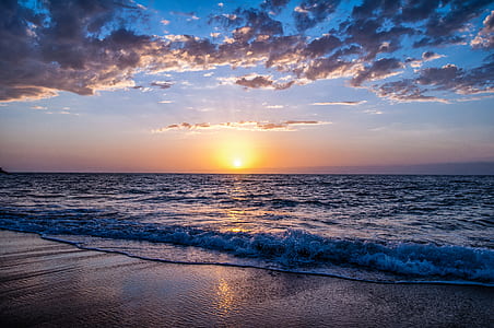 Beach During Sunset thumbnail