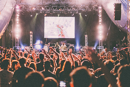 group of people inside the concert hall thumbnail
