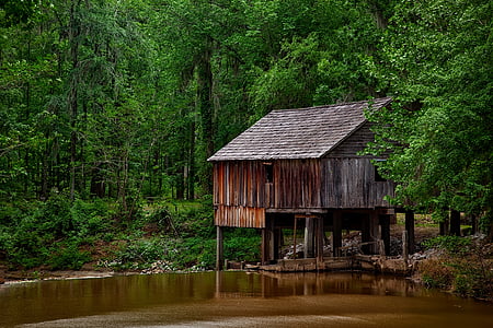 brown wooden cabin house thumbnail
