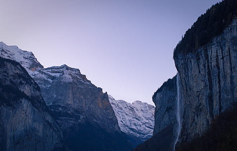 rocky cliff with waterfall thumbnail