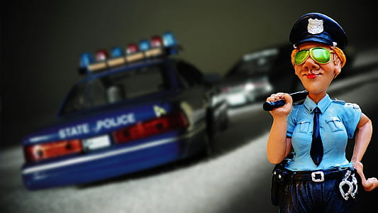 police woman with car toy thumbnail