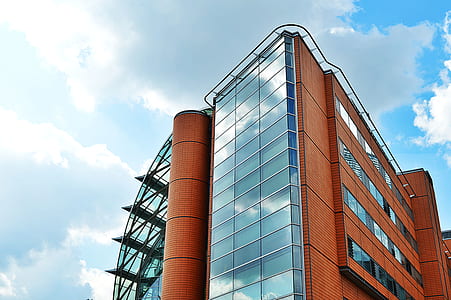 sky, clouds, building, glass thumbnail