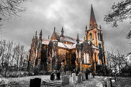 dark clouds over cathedral thumbnail