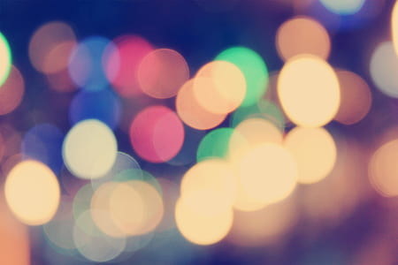 bokeh, lights, blurry, blur, effect, night thumbnail