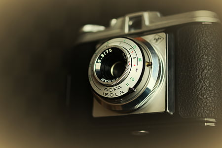 black point-and-shoot camera in tilt shift lens photography thumbnail