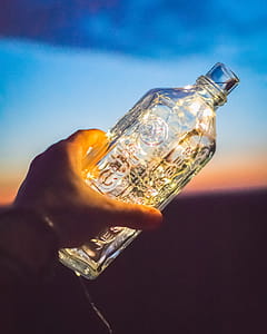 Clear Glass Bottle thumbnail