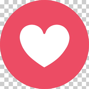 Facebook Messenger Like button, emoji face, heart logo PNG clipart