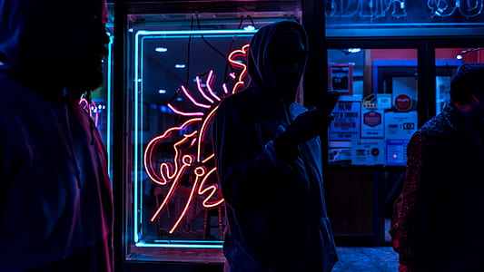 silhouette of person wearing hoodie thumbnail