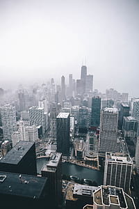 aerial photography of buildings thumbnail