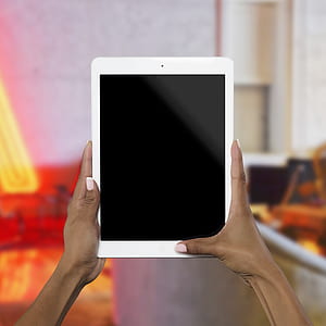 white tablet computer thumbnail