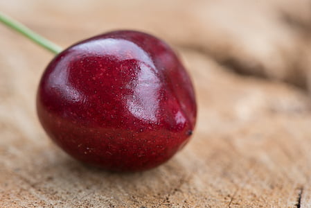 selective focus photography of red fruit thumbnail