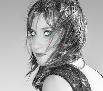 grayscale photography of woman in sleeveless top thumbnail