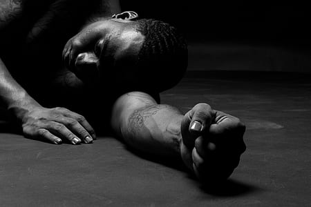 grayscale photo of man thumbnail