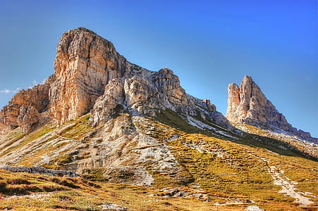brown and gray rock formation wallpaper thumbnail