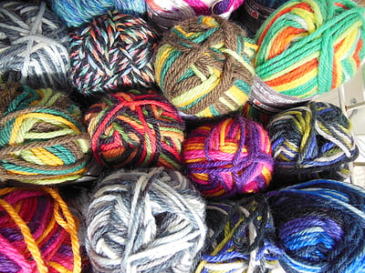 assorted-color rolled yarns thumbnail