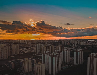 cityscape under golden hour thumbnail