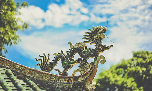 Black Dragon Roof Ornament thumbnail