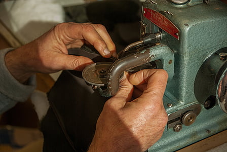 person using green steel industria machine thumbnail