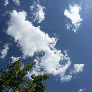 Blue Sky And White Clouds, Good Weather thumbnail