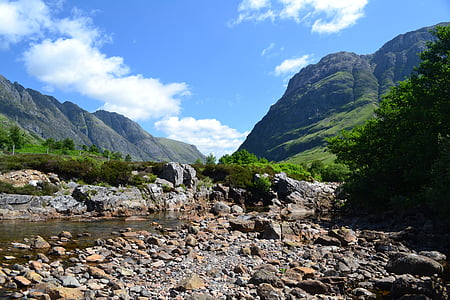 river near trees and mountain thumbnail