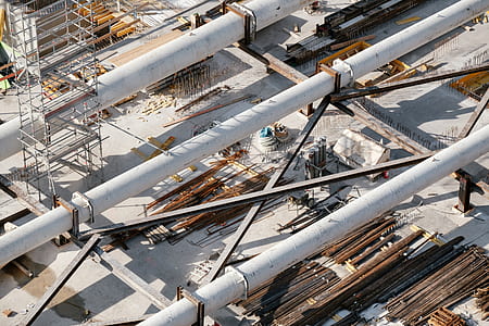 aerial photo of metal pipes thumbnail