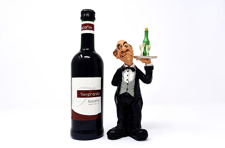man holding bottle illustration thumbnail
