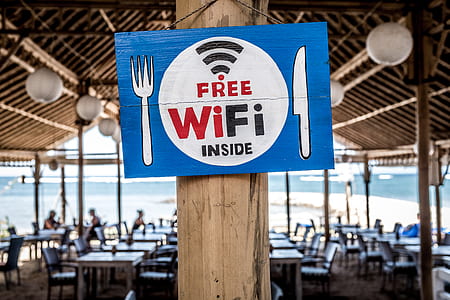 Free WiFi signage thumbnail