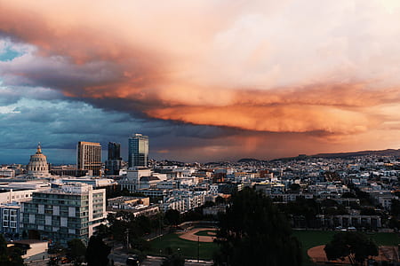 aerial photography of city at day time thumbnail