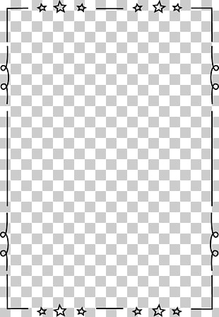 Black And White Line Angle Point Cute Border S Rectangular