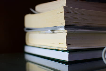book stack inside dark room thumbnail