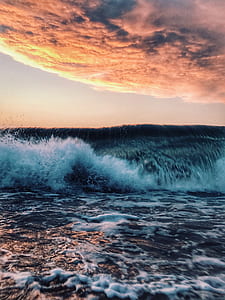 view of sea wave from beach thumbnail