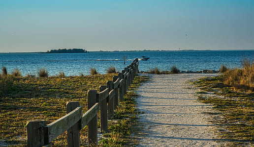 ocean under blue sky thumbnail