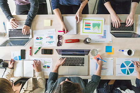 Business Team Meeting In Boardroom Photo thumbnail