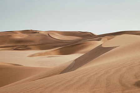 desert under white sky thumbnail