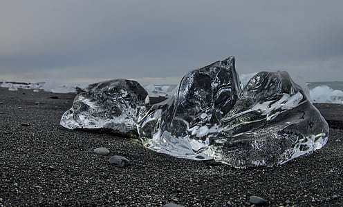 clear ice on sand thumbnail