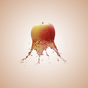 Apple fruit digital wallpaper thumbnail
