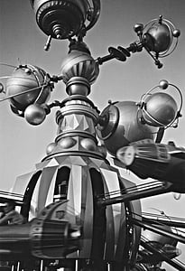 grayscale photo of planetary machine thumbnail