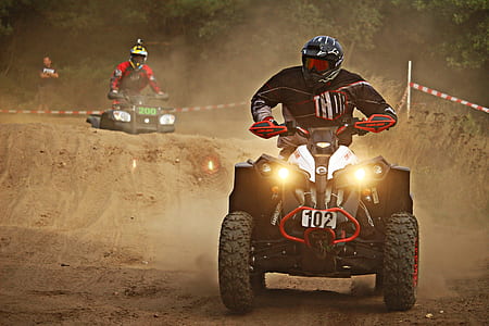 person riding ATV at off road thumbnail