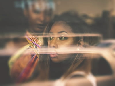 focus photography of woman thumbnail