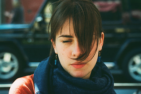 Girl with eyes closed thumbnail