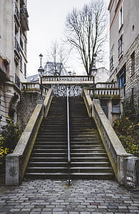 One Angle Photo of Concrete Stair thumbnail
