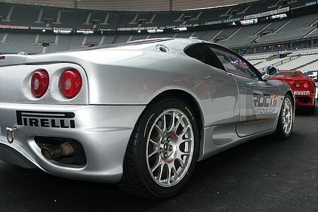 silver luxury car thumbnail