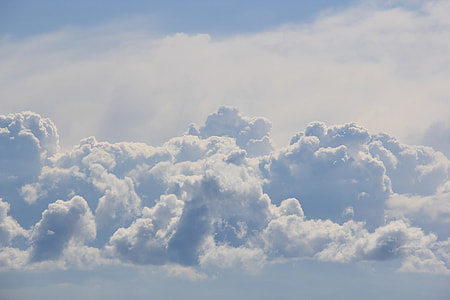 white cumulus clouds during daytime thumbnail