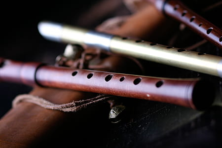 two brown and gray flutes thumbnail