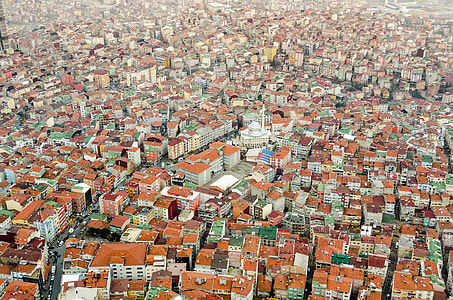 aerial photo of city houses thumbnail