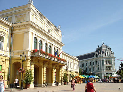 Main square in Nyíregyháza, Hungary thumbnail